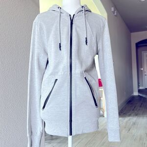 Genetic Gray Zip Up Hoody S Jacket Lightweight